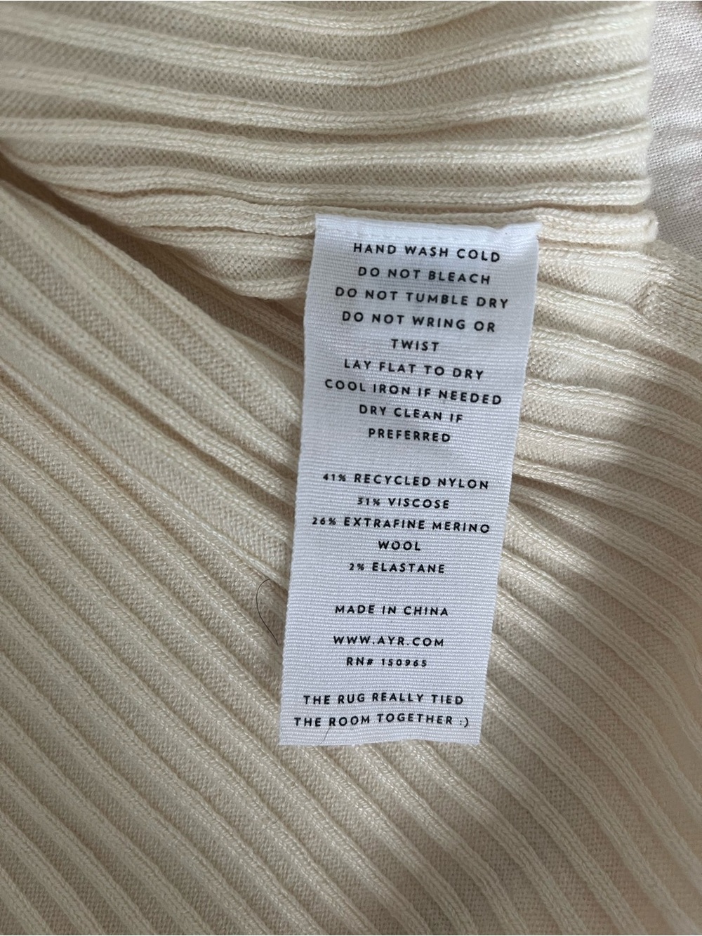 AYR - The Crowd Pleaser Dress in Sweet Cream, S - Picture 4 of 10